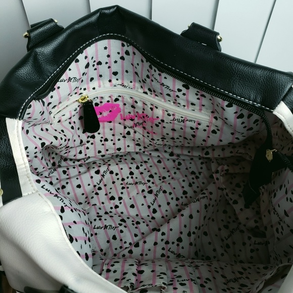 LUV BETSEY JOHNSON CUTE PANDA Shoulder/Travel Bag - Picture 5 of 7